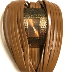 Leather Nixon Watch-Women’s